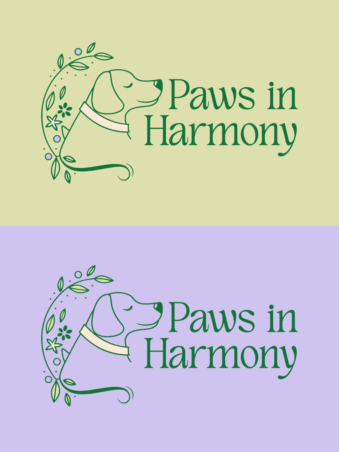 Dog groomer brand identity